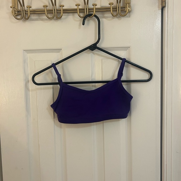 Purple Dance Bra Top - Picture 1 of 3